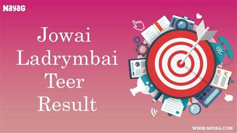 jowai ladrymbai teer result today 2024 live